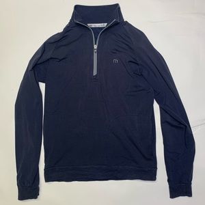 Travis Mathews 3/4 zip sweater for golf or casual wear